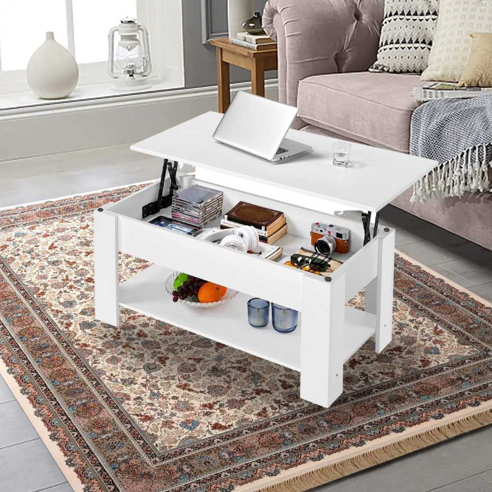 Lift Top Coffee Table - Black: image 1